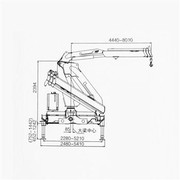 21 tun 8×4 Nákladní kloubový jeřáb s motorem Cummins 8.9L LHD nebo RHD
